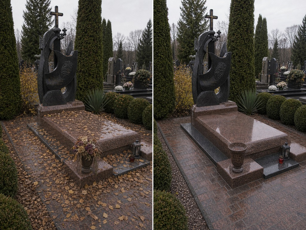 Сезонний догляд до та після